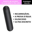 Vibrador Bullet RECARREGÁVEL Massageador Feminino Discreto USB 10 Modos de Vibração Aveludado SEXSHOP MEDDUS Malaysia Collection