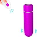 Vibrador Bullet Recarregável Ultra Forte com Controle Remoto Seed S-Hande Roxo