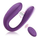 Vibrador Casal Controle Remoto U + Sugador de clitóris + 10 Velocidades Recarregável Sem fio Estimulador Masturbador Mul