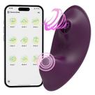 Vibrador de Calcinha com Sucção e Aplicativo Suction Vib Roxo