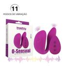Vibrador de Casal com 11 Modos de Vibração e Controle Remoto OSensual Double Rush Lovetoy