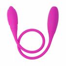 Vibrador duplo recarregável snaky vibe cerdas massageadoras