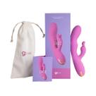 Vibrador e Estimulador Recarregável Go Vibe Jazz Tapping Ponto G 10 Vibrações em Silicone Recarregável Rabbit