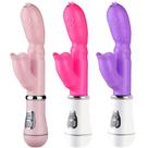 Vibrador e Masturbador de Ponto G e Clitóris com Língua na Ponta - SI