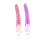 Vibrador em silicone com estimulador anelado