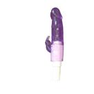 Vibrador Estimulador Do Ponto G Com Formato Glande Em Silicone Jelly E Estimulador Clitoriano Em Formato Rabbit Vibração