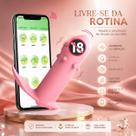 Vibrador Feminino 10 Velocidades Com Controle por APP - LILO - Rosa