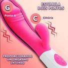 Vibrador Feminino com Estimulador de Clitóris Desejo Secreto 30 Níveis Brinquedo Erótico Sex Shop