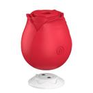 Vibrador Feminino Flor Estimulador Rosa Clitóris 10 Vibrações