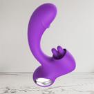 Vibrador Feminino Mell com Estimulador de Clitóris 10 Modos de Vibrações