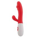 Vibrador Feminino Ponto G Clitóris Coelho Glande 10 Modos Vibração Silicone Dupla Sensação