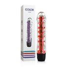 Vibrador multivelocidade com capa lisa transparente