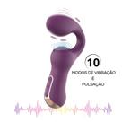 Vibrador Ponto G com 10 Modos de Vibração e Pulsação Carezza Lovetoys Vibrador Ponto G com 10 Modos de Vibração e Pulsação Carezza Lovetoys