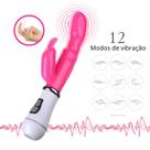 Vibrador Ponto G Feminino Sexual Jelly 10 Níveis Estimulador De Clitóris 20,5x2,8cm Sexy Import Sex Shop Produtos Adultos