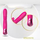 Vibrador Poseidon com Penetração e Estímulo Clitoriano USB