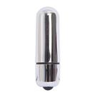 Vibrador Power Bullet Mini Estimulador de Clitóris - Prata