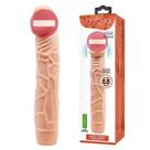 Vibrador Prótese 22,5cm x 4,5cm Dildo Silicone Ponto G Texturizado Multivelocidade Baile Barbara