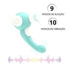 Vibrador Recarregável para Ponto G com Sucção Double Fun Lovetoys