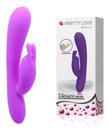 Vibro recarregável c/ rabbit c/ movimento clitóris