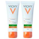 Vichy Idéal Soleil Purify Kit com 2 Unidades Protetor Solar Facial com Cor FPS70 Média Vichy Idéal Soleil Purify Kit com 2 Unidades Protetor Solar Facial com Cor FPS70 Média