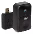Video Campainha Interfone Sem Fio Wi-fi Inteligente c/ App Preta Knup Video Campainha Interfone Sem Fio Wi-fi Inteligente c/ App Preta Knup