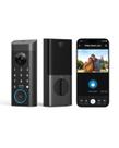Vídeo de segurança Smart Lock eufy E330 com câmera, campainha e impressão digital