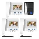 Vídeo Porteiro Eletrônico HDL Class 4.3 branco com Monitor Extensão