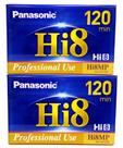 Videocassete Panasonic HI8 MP 120 minutos de tempo de gravação