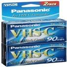 Videocassete Panasonic Super High-Grade VHS-C (pacote com 2)
