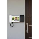 Vídeoporteiro Branco/Preto: Segurança e Conveniência 7" Full Vídeoporteiro Branco/Preto: Segurança e Conveniência 7" Full