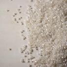 Vidrilho Indiano PremiumBranco Perolado 2MM100 Gramas Vidrilho Indiano PremiumBranco Perolado 2MM100 Gramas