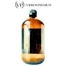 Vidro Âmbar 500ml Growler Escuro Com Tampa Preta Lacre Vidros Âmbar Premium