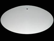 Vidro Curvo Tipo Bacia 30cm P/ Plafons C/ Furo Central 10mm