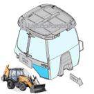 Vidro da Porta Direita Inferior - Case 580N 84246309