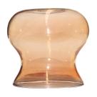Vidro De Reposição Taschibra Pendente Lustre Aisha Liso Conhaque