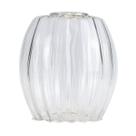 Vidro De Reposição Taschibra Pendente Lustre Badih P Canelado Transparente