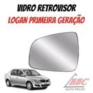 Vidro espelho refil lente retrovisor Logan nova geração - cod.5282