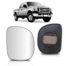 Vidro Lente Retrovisor Ford F250 Com Base