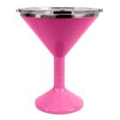 Vidro Martini ORCA Tini 13 onças de aço inoxidável rosa