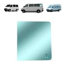 Vidro mercedes benz sprinter 1997 a 2012 lado esquerdo v3 v5 v7 curvo movel com furo 50,5 x 58,0 cm