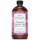 Vidro orgânico prensado a frio de 473 ml da Castor Oil Heritage Store