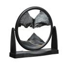Vidro redondo Moving Sand Art MXYATCJ Liquid Motion de 20 cm