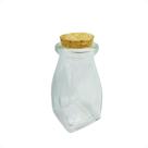 Vidro Rolha Pequeno Decoração Flor Base Quadrada Bonito Casa