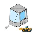 Vidro Superior Esquerdo Porta Komatsu WA200-5 e 6 4179264710