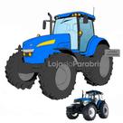 Vidro Temperado da Porta Esquerda para Tratores New Holland TM TL TS Vidro Temperado da Porta Esquerda para Tratores New Holland TM TL TS