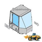 Vidro Temperado Superior da Porta Direita para Carregadeira Komatsu WA200-5 e 6 - Código 4169263370 Vidro Temperado Superior da Porta Direita para Carregadeira Komatsu WA200-5 e 6 - Código 4169263370