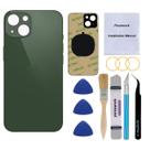 Vidro traseiro Perzework iPhone 13 de 6,1" verde com kit de ferramentas