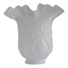 Vidro Tulipa Rei Fosco Lustre Luminária Abajur - Bocal 5,5cm Vidro Tulipa Rei Fosco Lustre Luminária Abajur - Bocal 5,5cm