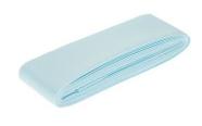 Viés acetinado para manta 5 cm x 4,3 m azul-claro em poliéster Viés acetinado para manta 5 cm x 4,3 m azul-claro em poliéster