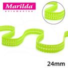 Viés Estampado Fino 24mm 20 metros - Bolinha Pistache